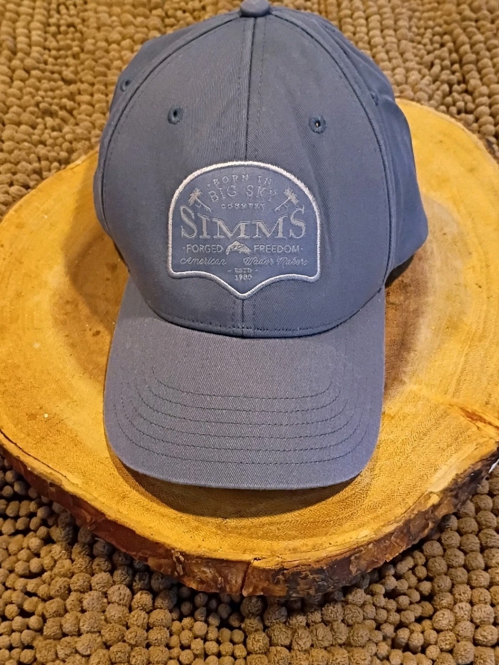Simms Men's Slate Blue Baseball Cap Snapback